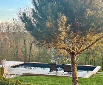 Mainneville Villa | 1h10 de Paris, maison de campagne avec piscine chauffée