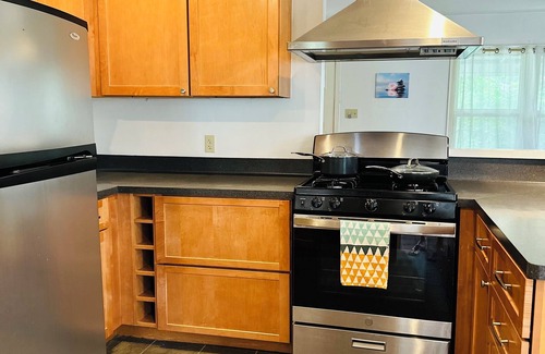 North Loop House | 2-3 BR house with big fenced yard & private carport