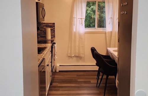 Johnson City Apartment | 2-bedroom apartment with full kitchen, & strong Wi-Fi, near Lourdes, UHS and BU