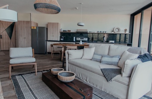 El Zonte Condo | 2-Bedroom Partial Ocean View with Balcony (King Master Plus Bunk Beds)