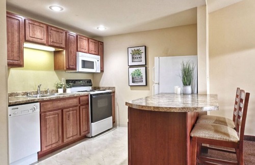 Pembine Apartment | 2 BR Suite for 8 | Onsite Amenities | Year-Round