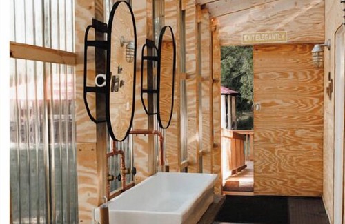 Canoncito RV Rental | 2 Person Glamping tent with 2 Twin Beds