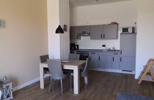 Stolpe Apartment | 2 Zimmerappartement, 60m² für bis zu 4 Personen, 1 Schlafzimmer mit Doppelbett,