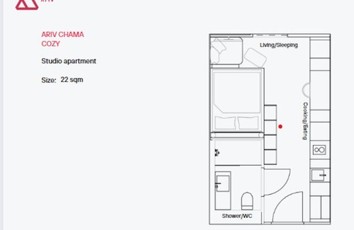 Cham Apartment | 22 m² Apartment ∙ 2 guests