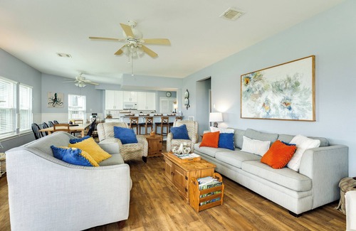 Pointe San Luis House | 2nd Row Pet Friendly Home w/Great Views, 2 Decks, Nearby Dune Walkover