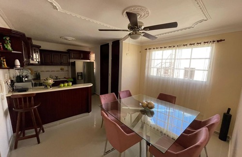 Gregorio Luperon House | 3 bedroom furnished apartment with pool gym parking 24 hours security