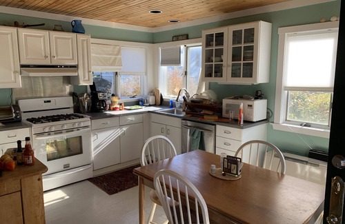 Chebeague Island House | 3 bedroom home right of way to private beach, with deck and enclosed porch