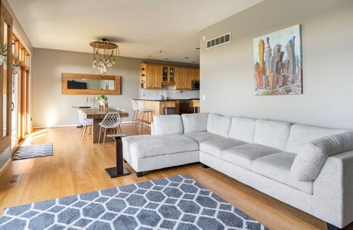 Clifton Heights House | 3 Decks W/City Views, Hot Tub, Theater Rm, Garage