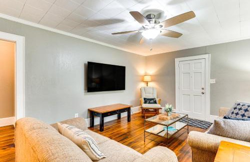 Forest City House | 3 Mi to Downtown Home with Fire Pit in Forest City
