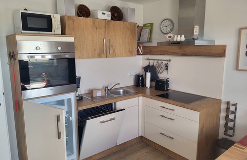 Stolpe Apartment | 3 Zimmerappartement Über 2 Etagen, 53m² für 4 Personen, 2 Schlafzimmer mit Doppe