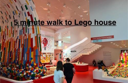 Billund Apartment | 300 meter walk to LEGO house - 50m2 COZY apartment - unit D