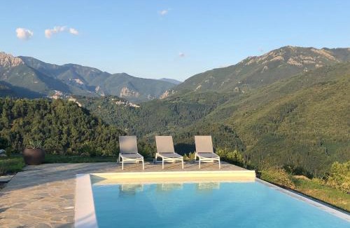 Bagni di Lucca Villa | 360 views, private infinity pool, Pisa, Lucca, Florence, large garden