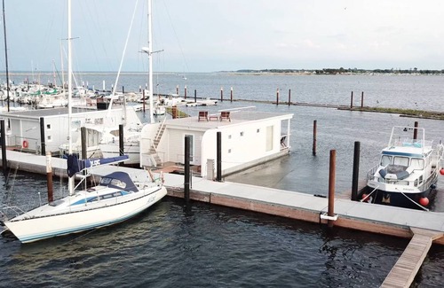 Grossenbrode Boat Rental | 38 m² Houseboat ∙ 2 bedrooms ∙ 6 guests