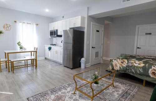Ampere Apartment | 4 New Apts - 3 Bed Apt 1st Floor & 3 Bed Apt 2nd Floor - 1 Bed Studio Apt Ground Floor & 1 Bed Studio Apt Ground Floor near Penn Station EWR Airport Beth Israel Hospital NYC