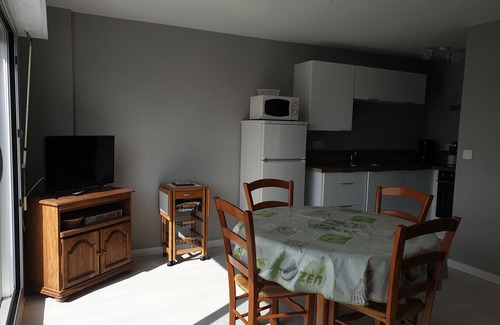 Sainte-Cecile-Plage Apartment | 4 people 1 bedroom apartment 200 meters from the beach with sea view