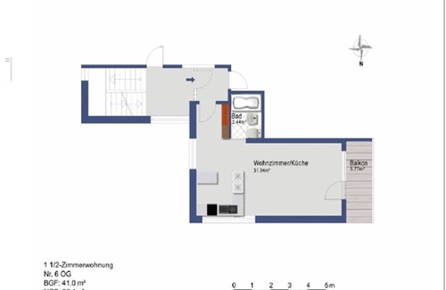 Daellikon Apartment | 42 m² Apartment ∙ 1 bedroom ∙ 2 guests