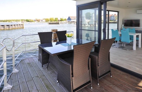 Ribnitz-Damgarten Boat Rental | 44 m² Houseboat ∙ 2 bedrooms ∙ 4 guests