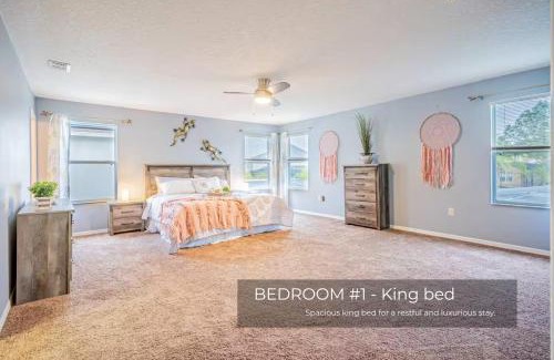 Windwood Bay House | 5 Bedroom Villa l 12 min to Disney l Themed Rooms l Orlando Area