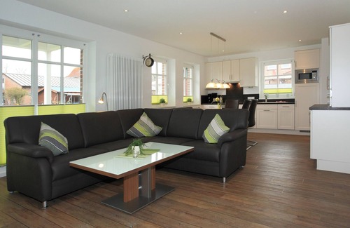 Borkum Apartment | 5 * level comfort apartment in the holiday village Marienhof, WiFi, beach chair etc.