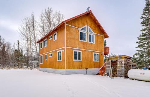 Cohoe House | 5 Mi to Kasilof River Forest-View Retreat with Deck