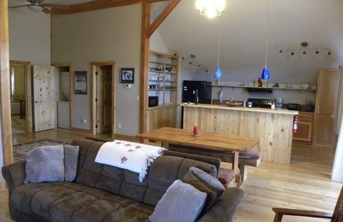 Clawson Apartment | 55% off monthly stays. Amazing Teton Views, Hot Tub, Office, Sauna, farmland