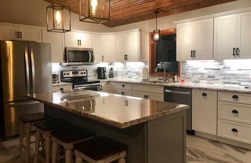 Paw Paw House | 6 Bedroom House On All Sports Lake Cora with Hot Tub and Dock, Sleeps 14!