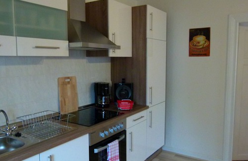 Sankt Wendel Apartment | 60 sqm. Bed. with double bed, living room. with sofa bed, kitchen compl. shower