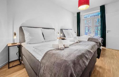 Kaiserlei Apartment | 6Pers Apartment nahe Frankfurt, Messe, Airport, kostenlosem Parkplatz