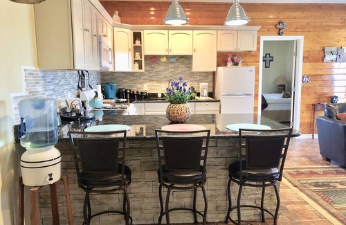 Ruidoso Cabin | 700ft downstairs living quarters.Full equipped kitchen 1bedroom and bathroom