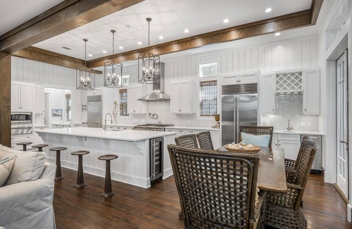 Gulf District House | 82Watercolor Blvd 5800sq.ft. 7bed/7.5B Location! 200 yards to Beach Club!