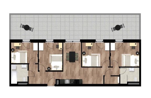 Lend Resort | 89 m² Private room ∙ 1 bedroom ∙ 1 guest