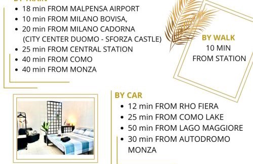 Saronno Apartment | A due passi - 1 Milano - Como - Malpensa Aeroporto - Rho Fiera