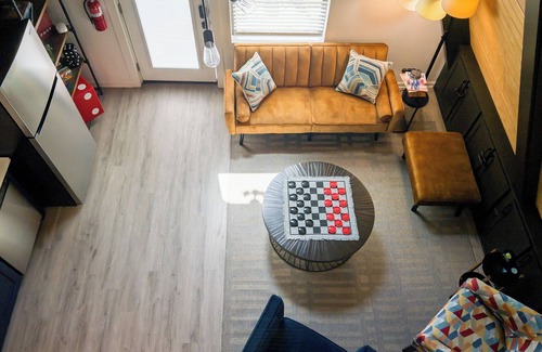 Waveland House | A-Mazing A-Frame Tiny Home! Loft/1 Mile to the Beach!