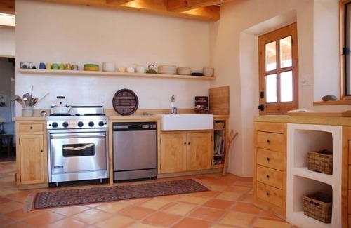 Medanales House | Abiquiu on the Mesa/ Designer Adobe Deluxe Vacation Home.