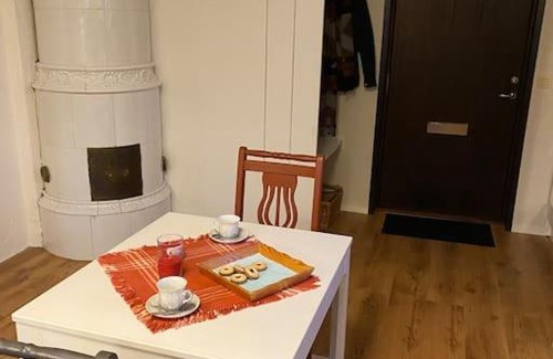 Vaxjo Apartment | ABONNERA Lugnt centralt parkering altan