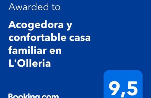 L'Olleria House | Acogedora y confortable casa familiar en L'Olleria