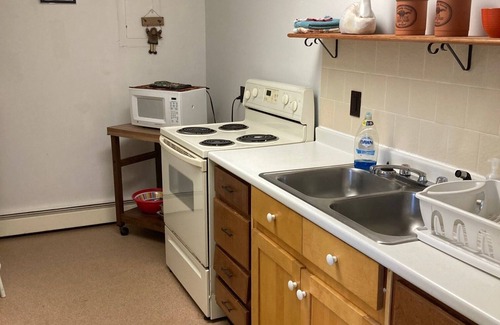 Brighton Apartment | Affordable Lakeside Accomodations in Beautiful Island Pond Right Next to Trail.