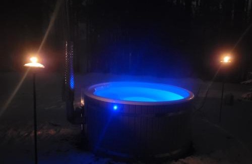Lipusz Cabin | Agro Breza domek nad samym jeziorem- sauna ogrodowa
