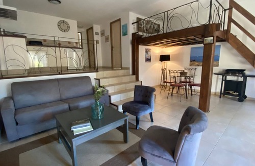 Pietracorbara Apartment | Air-conditioned apartment rental deals LOFT, QUIET site, 1km beach