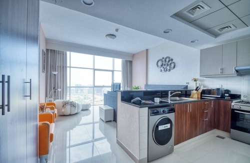 Dubai Sports City Apartment | Airvistas Studio Apartment At Reef Residence JVC