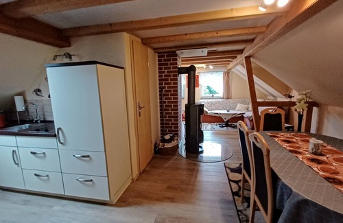 Hammerbrucke Apartment | Alone in the cottage, 4 pers.(2 pers.estate a. Inquire) Fireplace, nature, bike, ski.