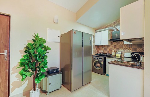 Sainagar Apartment | Alaya Stays Veera Serina 3 BHK with Pool