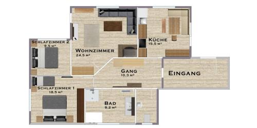 Kappl Apartment | Alp Chalet Appartement