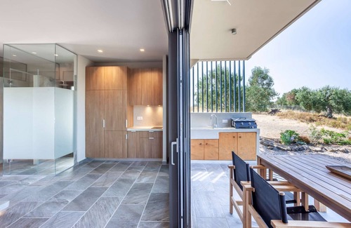 Sithonia Villa | Alterra Vita Eco Villas: Suite with sunset view