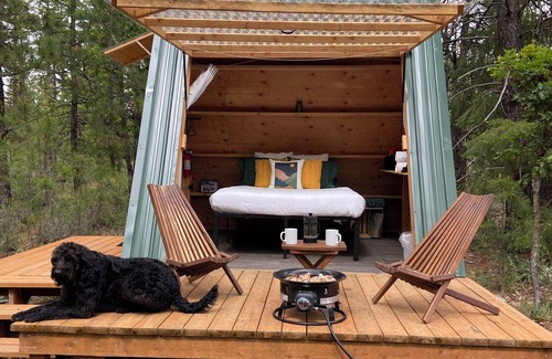 Goldendale RV Rental | Amazing off grid A-frame in the woods in Goldendale