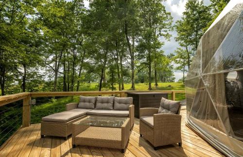 Simpson House | Amazing Pure Glamping Secluded Dome with Hot-tub in Grantsburg, Illinois