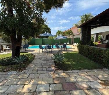 Pontal de Serrambi House | Ampla casa de 3 quartos com piscina
