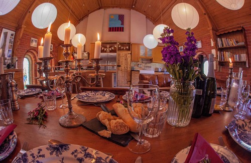 Capel-Curig House | Ancient and modern stylishly combine in this beautiful Church in Snowdonia