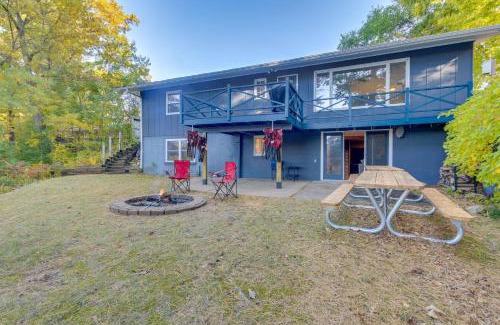 Waupaca House | Antiquing and Fishing Riverfront Waupaca Home!