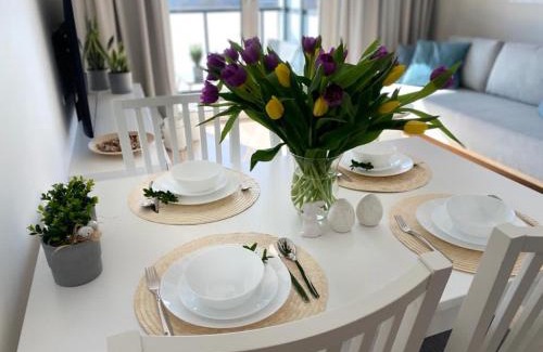 Nowy Port Apartment | Apartament 12 piętro z widokiem na Gdansk - parking w cenie pobytu